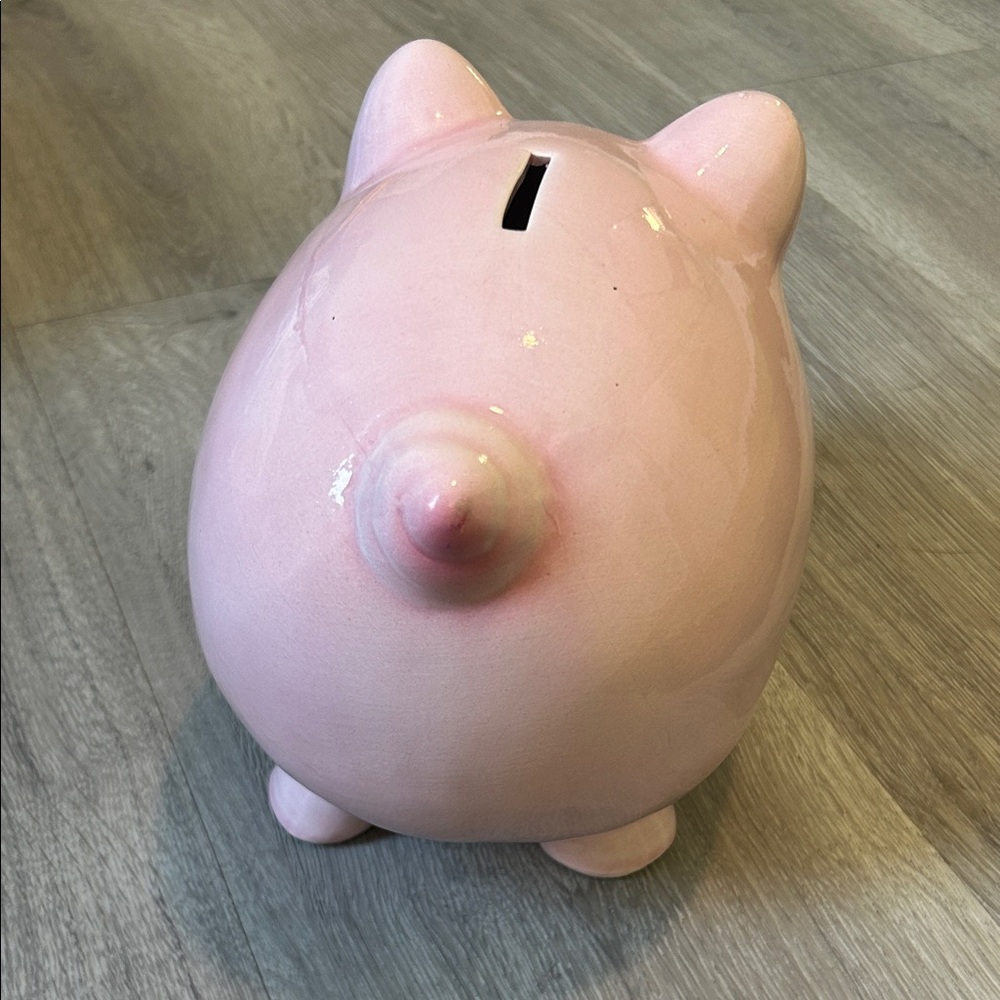 Pink Piggy Bank - Picture 2 of 5